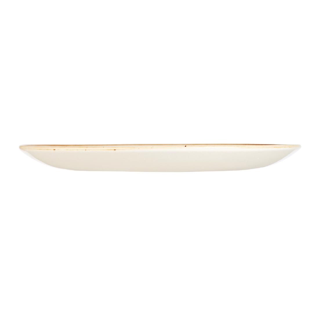 Churchill Stonecast Round Coupe Plate Barley White 185mm