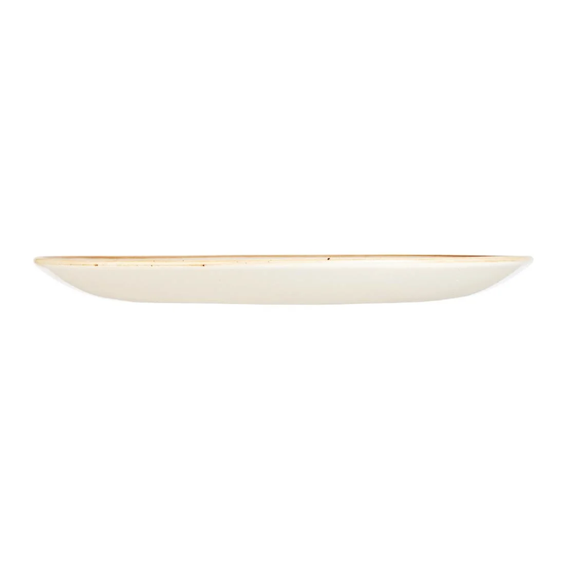 Churchill Stonecast Round Coupe Plate Barley White 185mm - Image 2