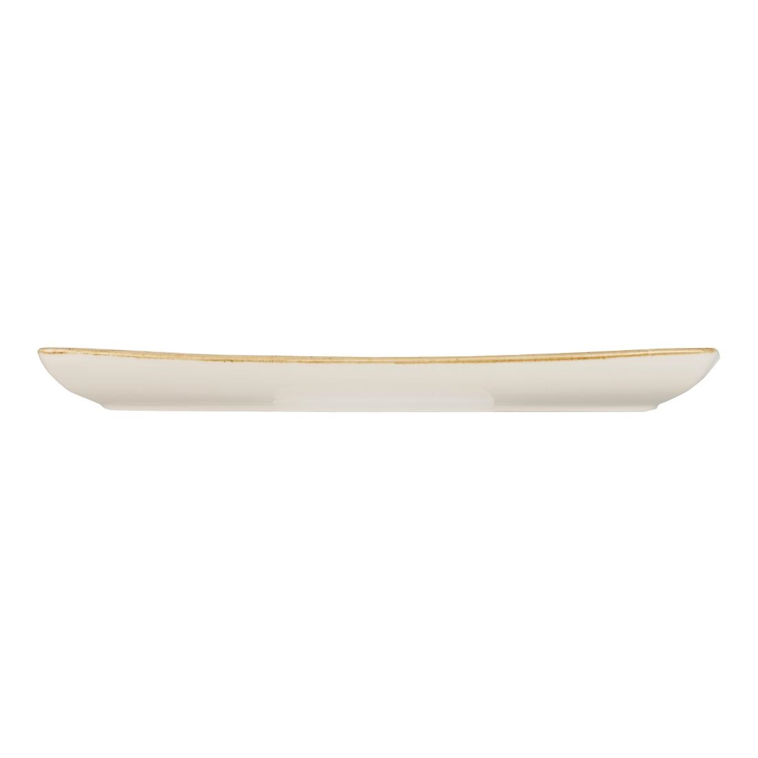 Churchill Stonecast Rectangular Plate Barley White 350 x 185mm