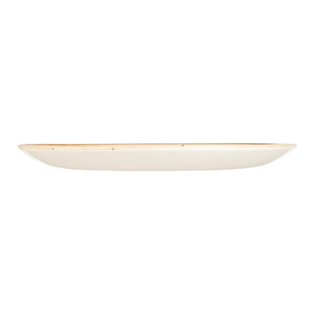Churchill Stonecast Round Coupe Plate Spiced Orange 185mm