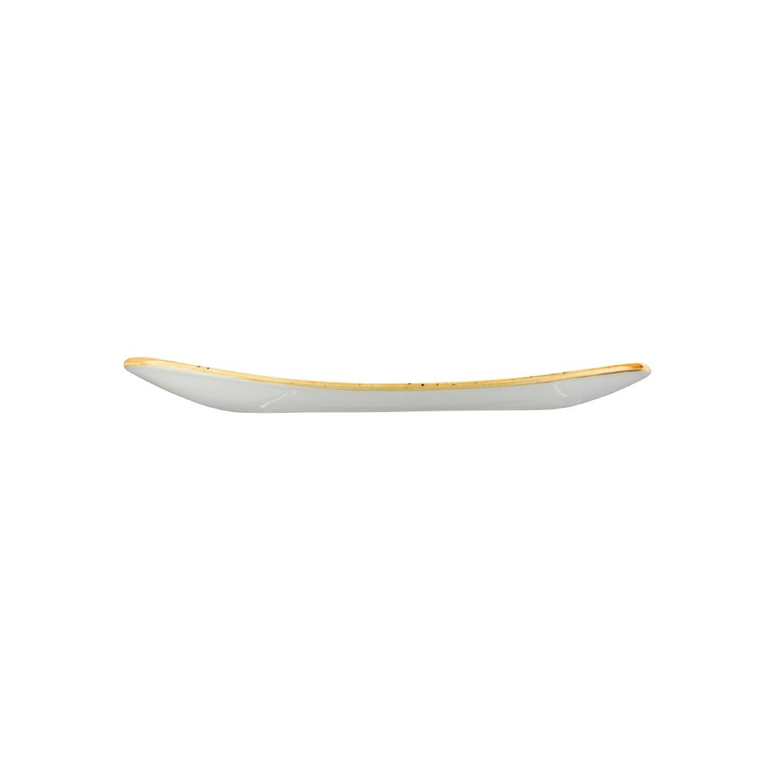 Churchill Stonecast Triangle Plate Spiced Orange 315mm