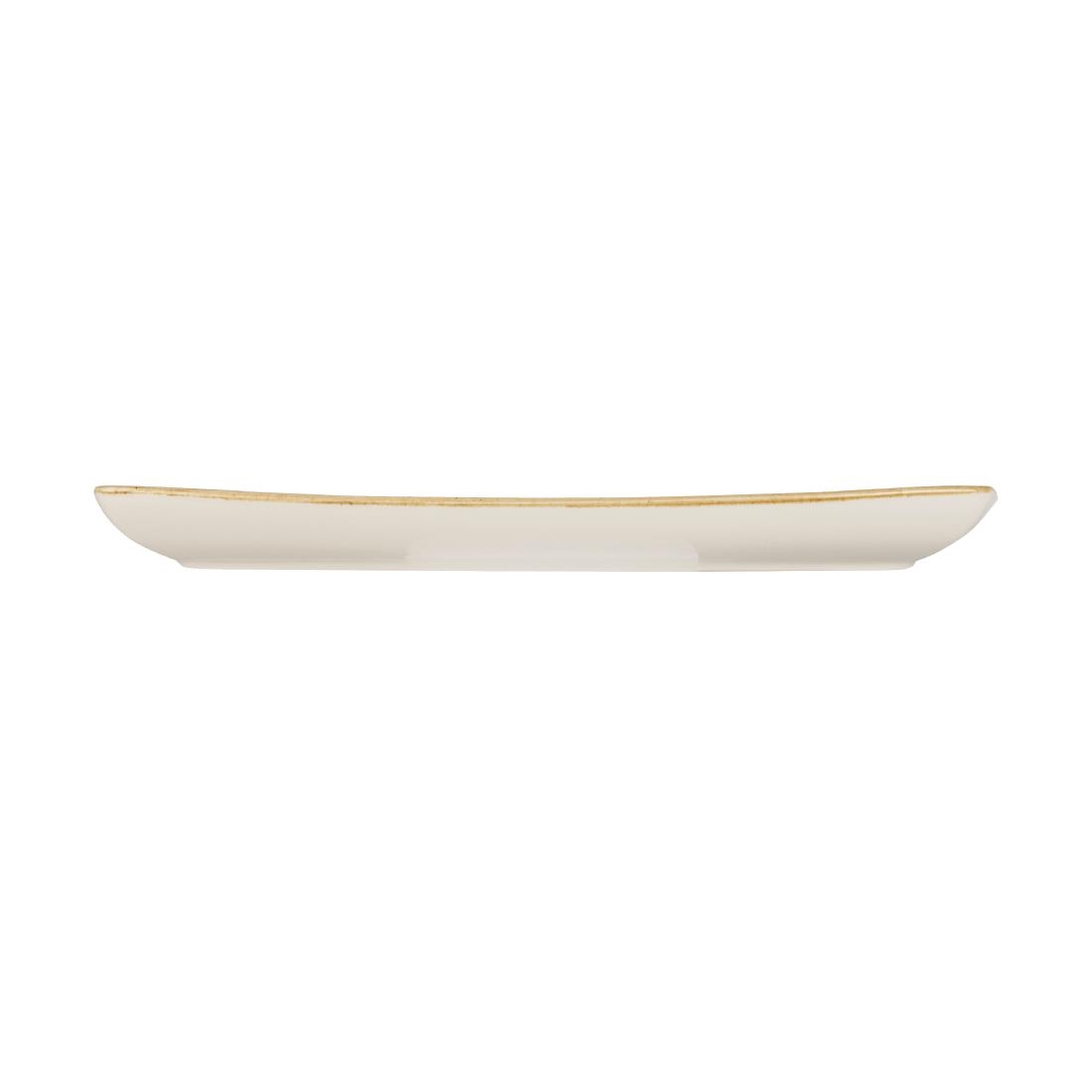 Churchill Stonecast Rectangular Plate Spiced Orange 350 x 185mm