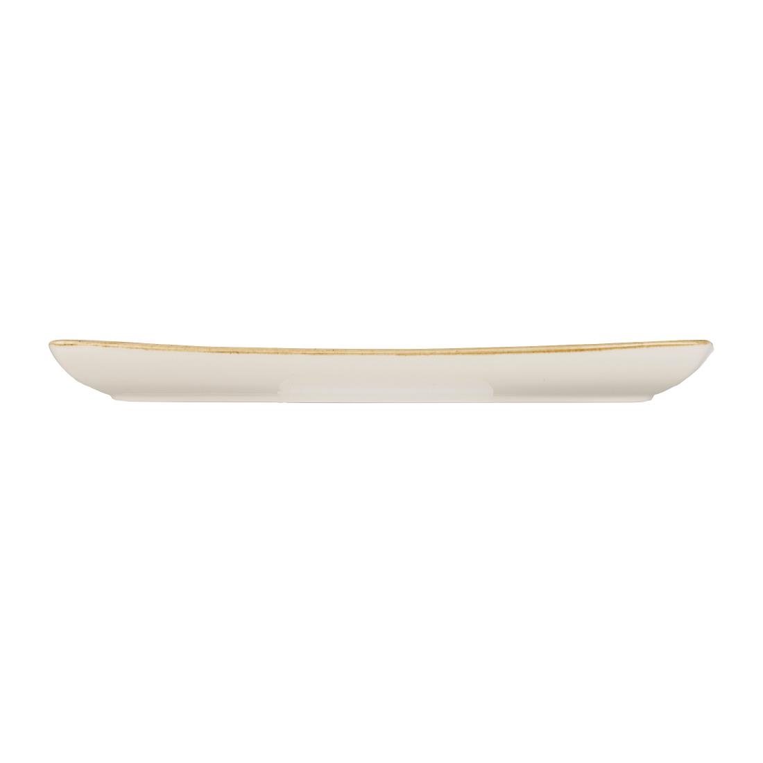 Churchill Stonecast Rectangular Plate Spiced Orange 295 x 150mm