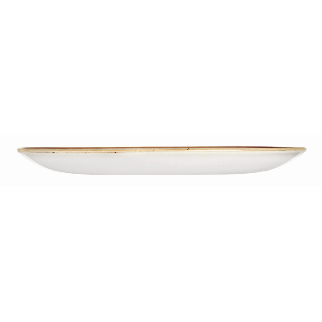 Churchill Stonecast Round Coupe Plate Peppercorn Grey 217mm
