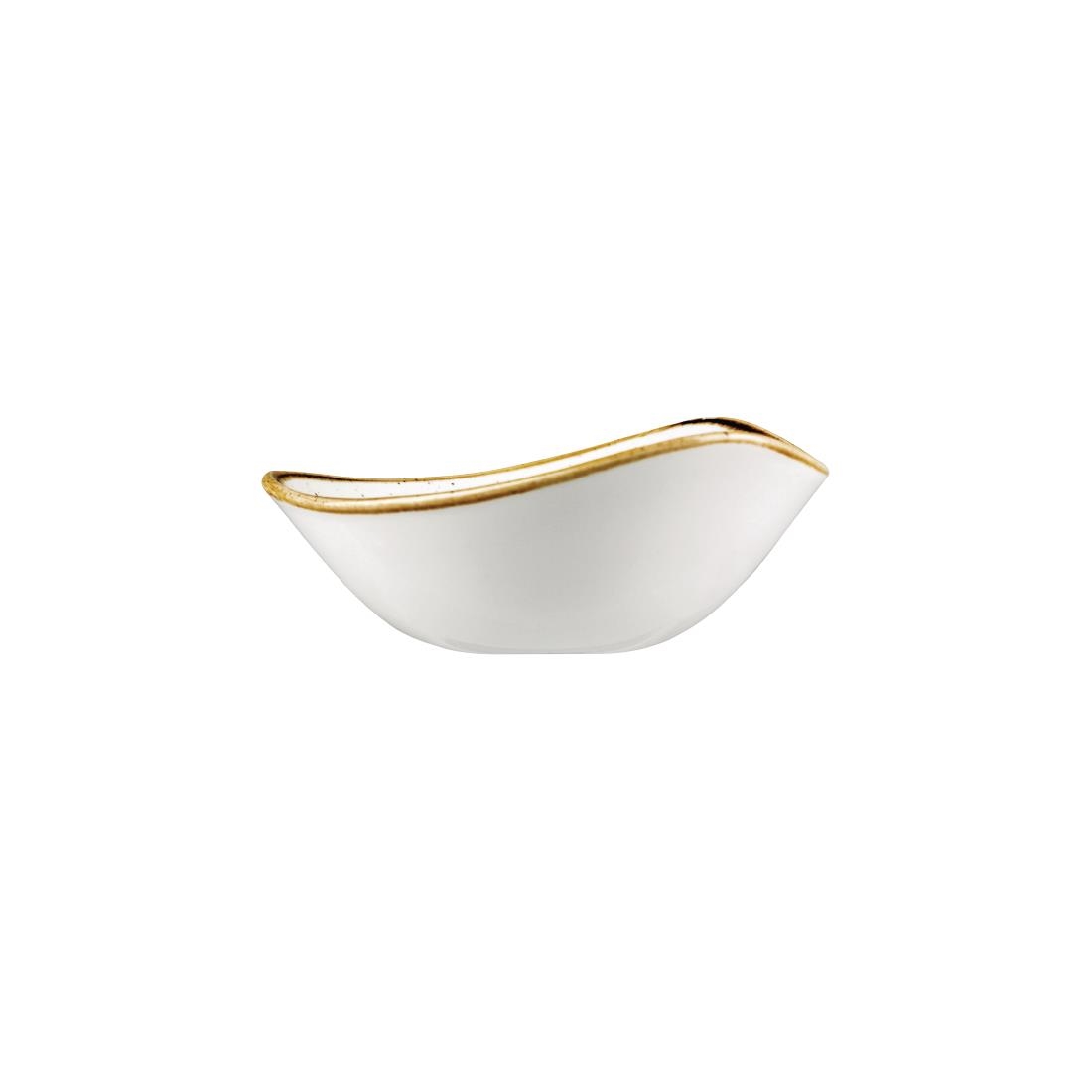 Churchill Stonecast Triangle Bowl Peppercorn Grey 250mm