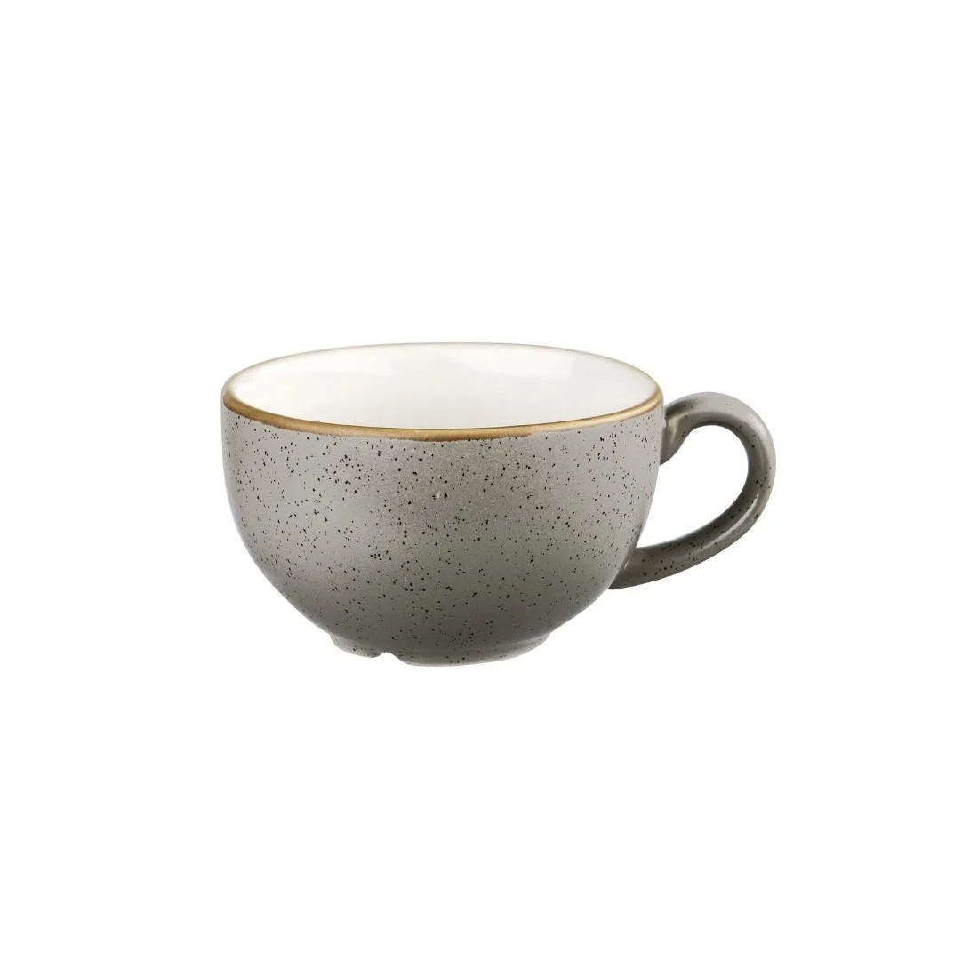 Churchill Stonecast Cappuccino Cup Peppercorn Grey 12oz