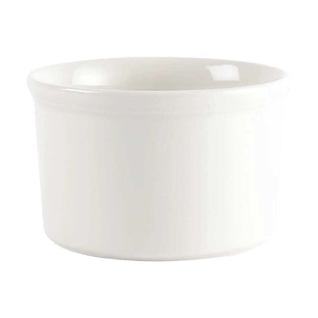 Churchill White Souffle Dishes 100mm