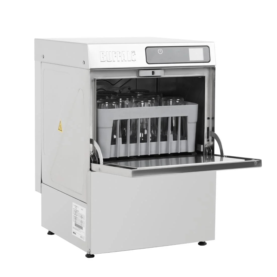 Buffalo Digital Countertop Glasswasher 350mm Basket 2.9kW - Image 10