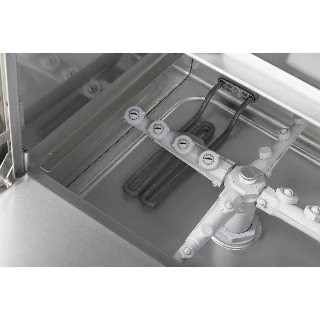 Buffalo Digital Undercounter Glass Washer with Drain Pump 400mm Basket 2.9kW - Image 4