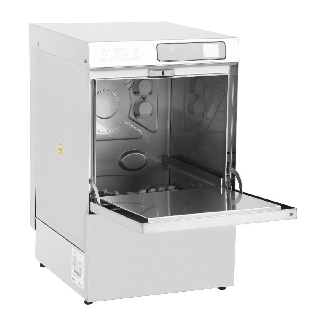 Buffalo Digital Undercounter Glass Washer with Drain Pump 400mm Basket 2.9kW - Image 8