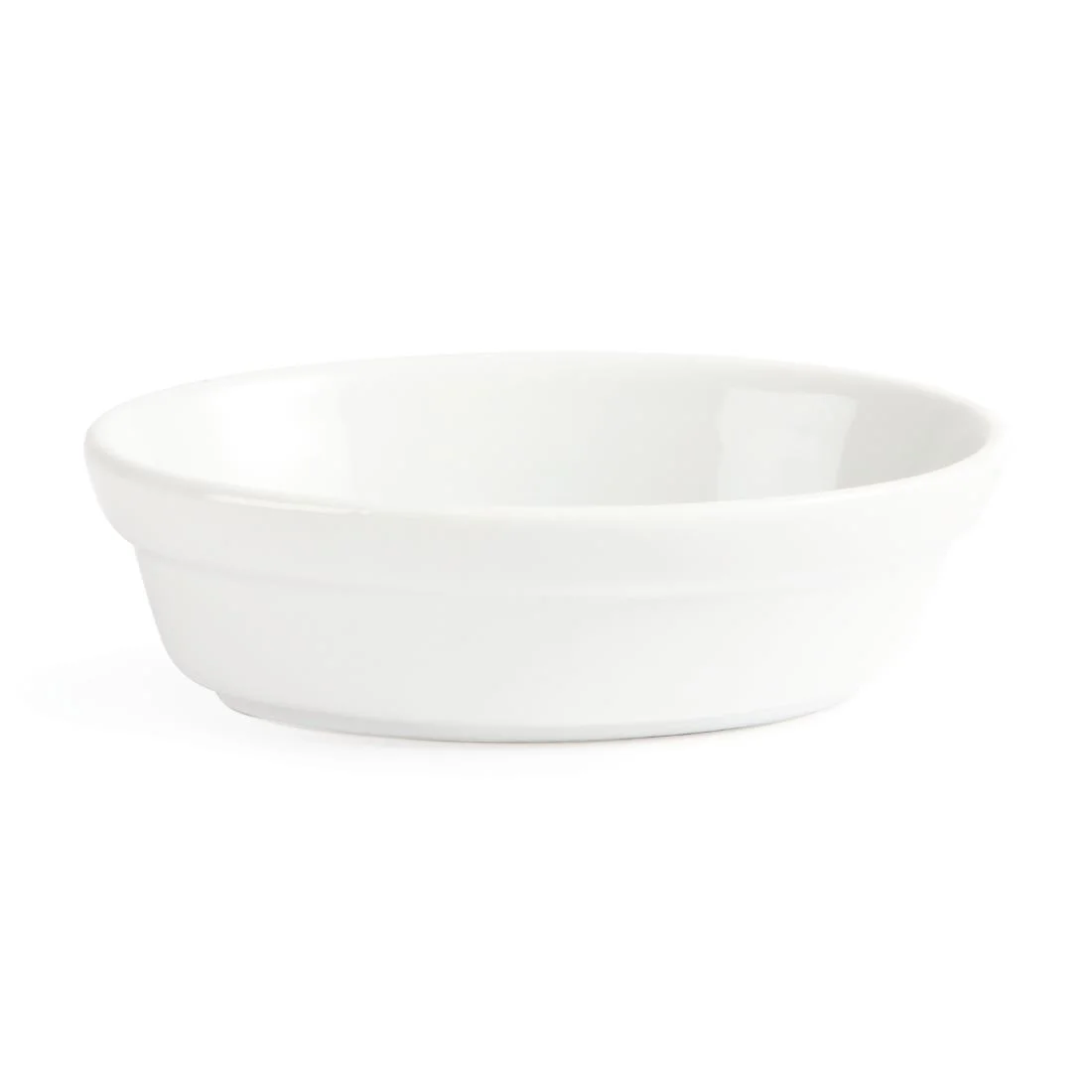 Olympia Whiteware Oval Pie Bowls 145mm - Image 2