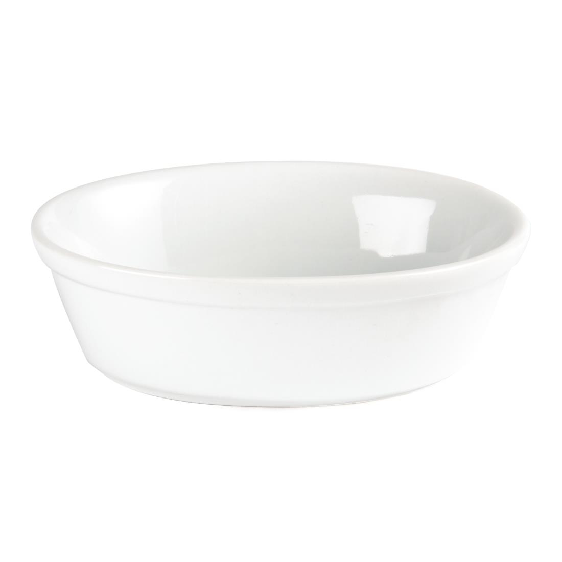 Olympia Whiteware Oval Pie Bowls 161mm