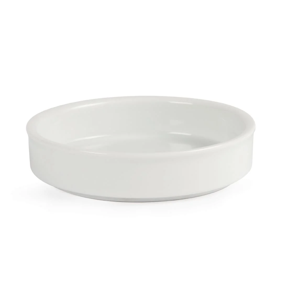 Olympia Mediterranean Stackable Dishes White 102mm - Image 4