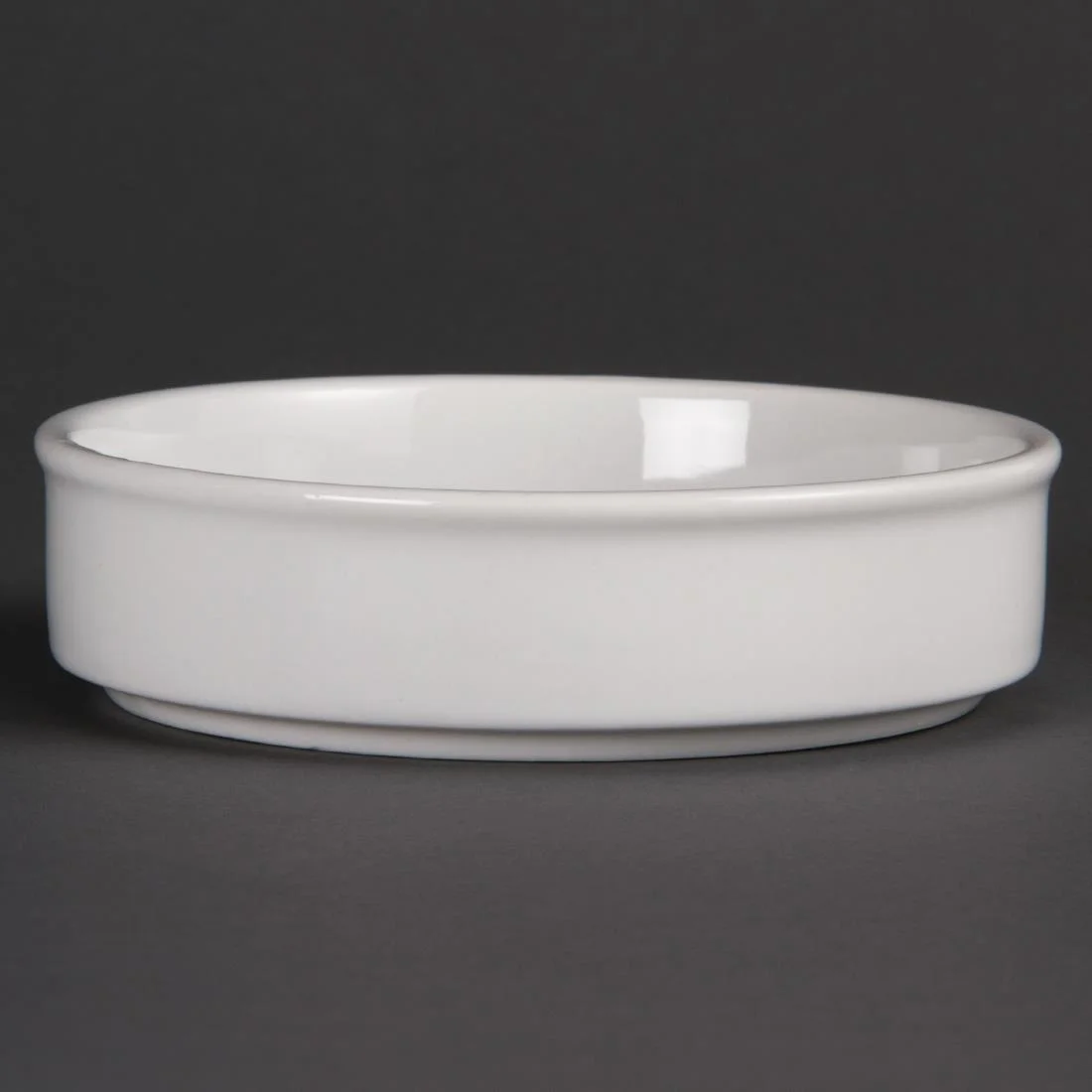 Olympia Mediterranean Stackable Dishes White 134mm - Image 1