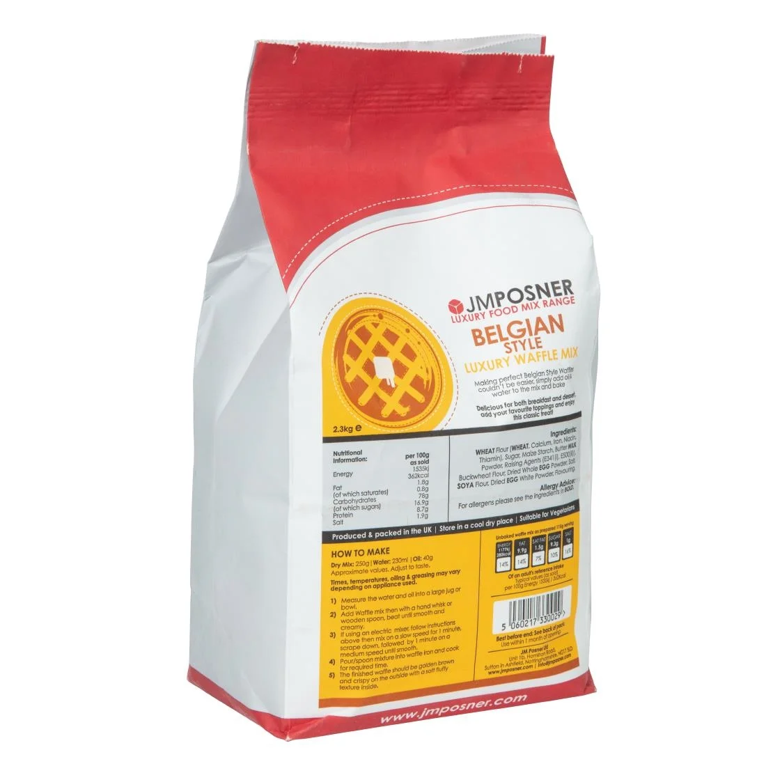 JM Posner Finest Belgian Style Waffle Mix - Image 2