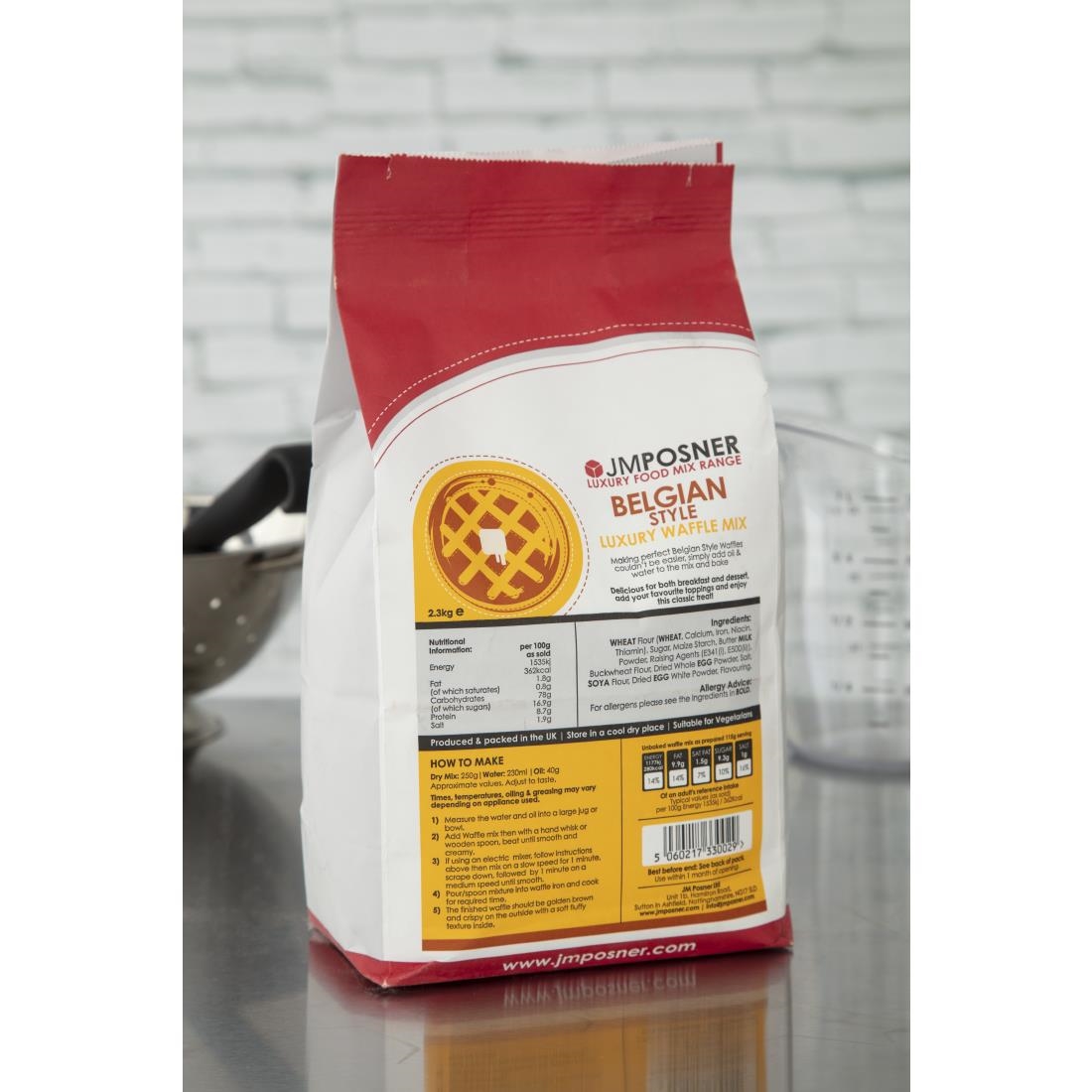 JM Posner Finest Belgian Style Waffle Mix