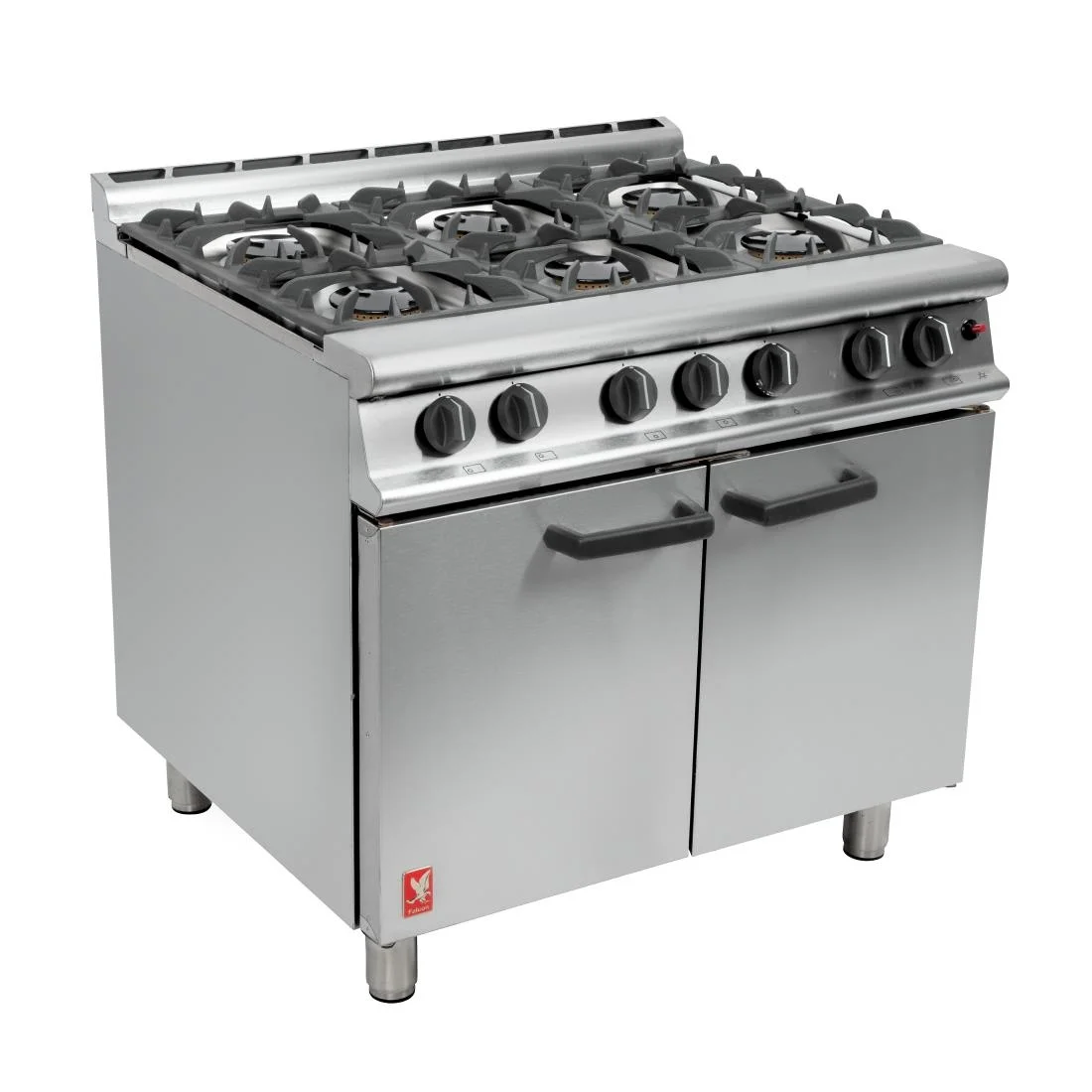 Falcon 6 Burner Dominator Plus Oven Range G3101 Natural Gas with Feet - Image 3