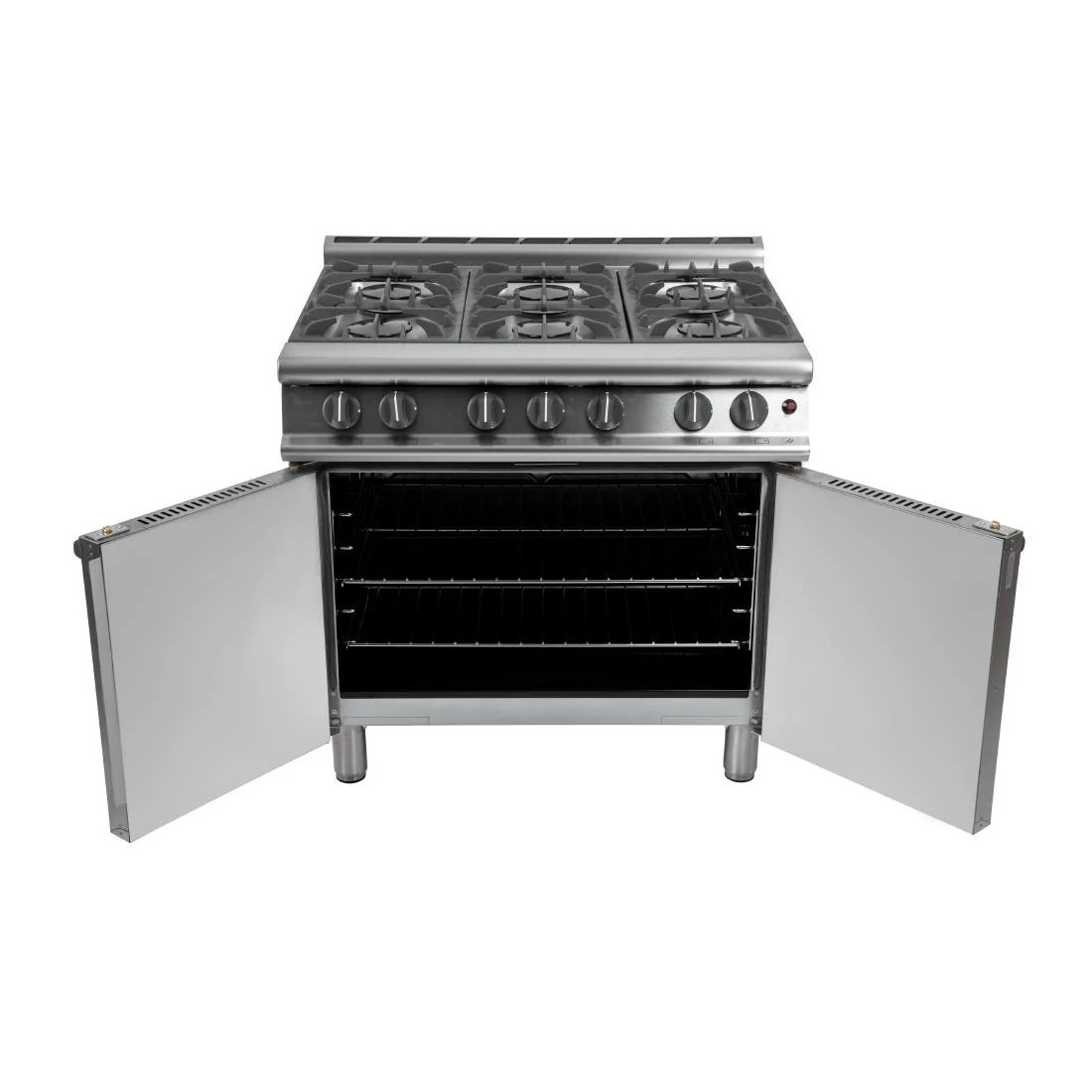 Falcon 6 Burner Dominator Plus Oven Range G3101 Natural Gas with Feet - Image 6