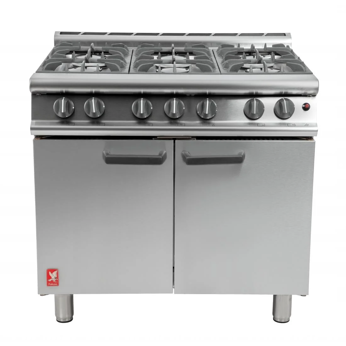 Falcon 6 Burner Dominator Plus Oven Range G3101 Propane Gas with Feet - Image 2