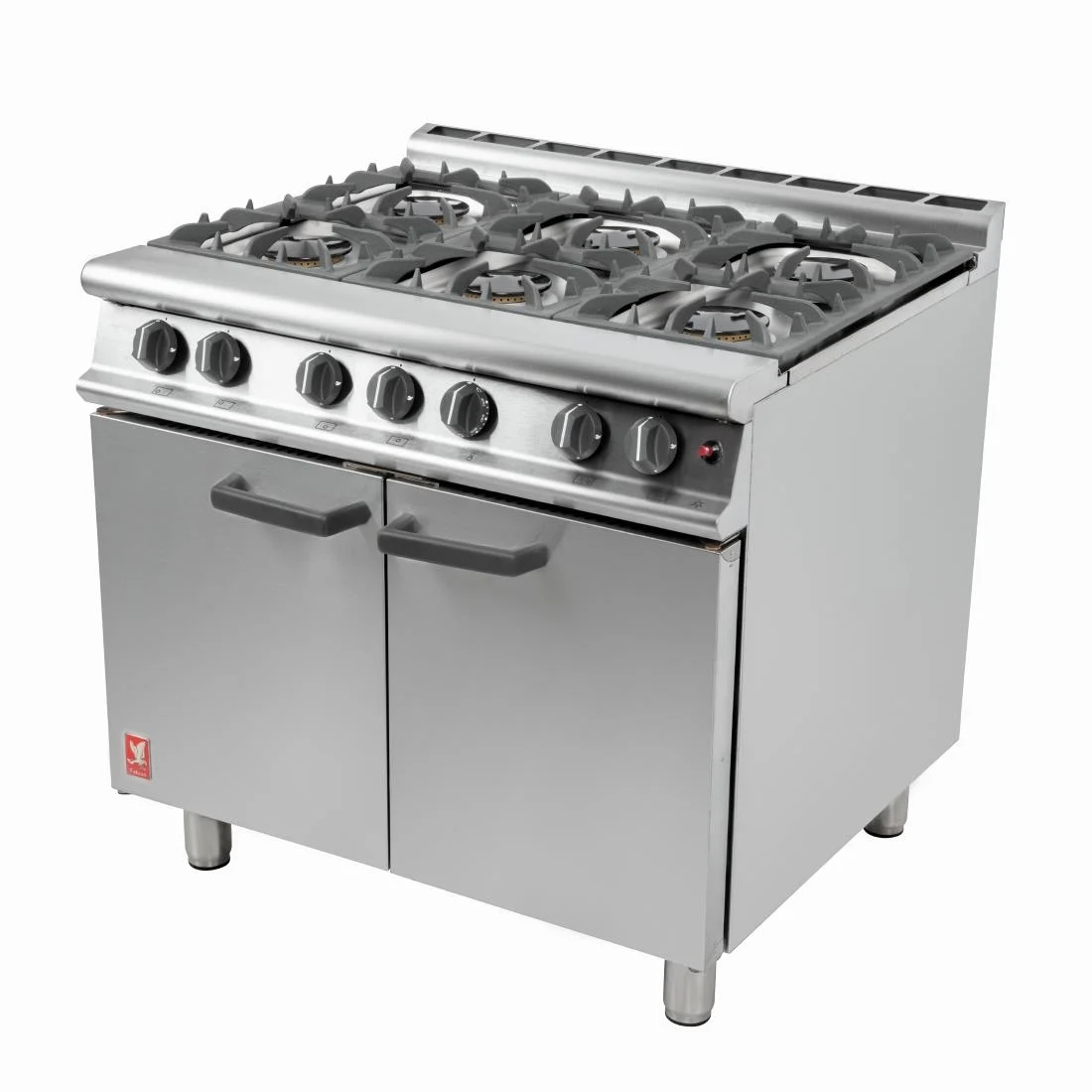 Falcon 6 Burner Dominator Plus Oven Range G3101 Propane Gas with Feet - Image 4