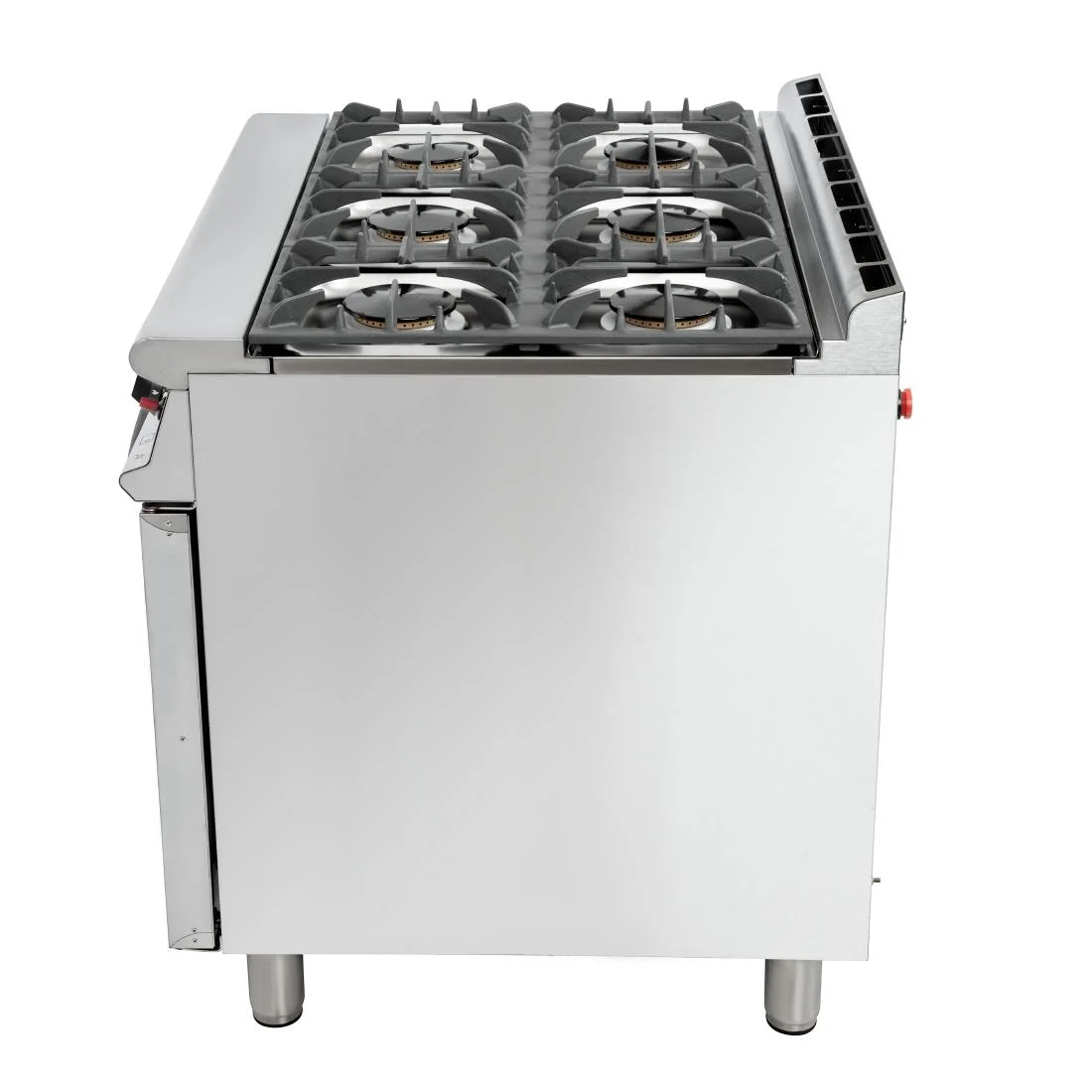Falcon 6 Burner Dominator Plus Oven Range G3101 Propane Gas with Feet - Image 7