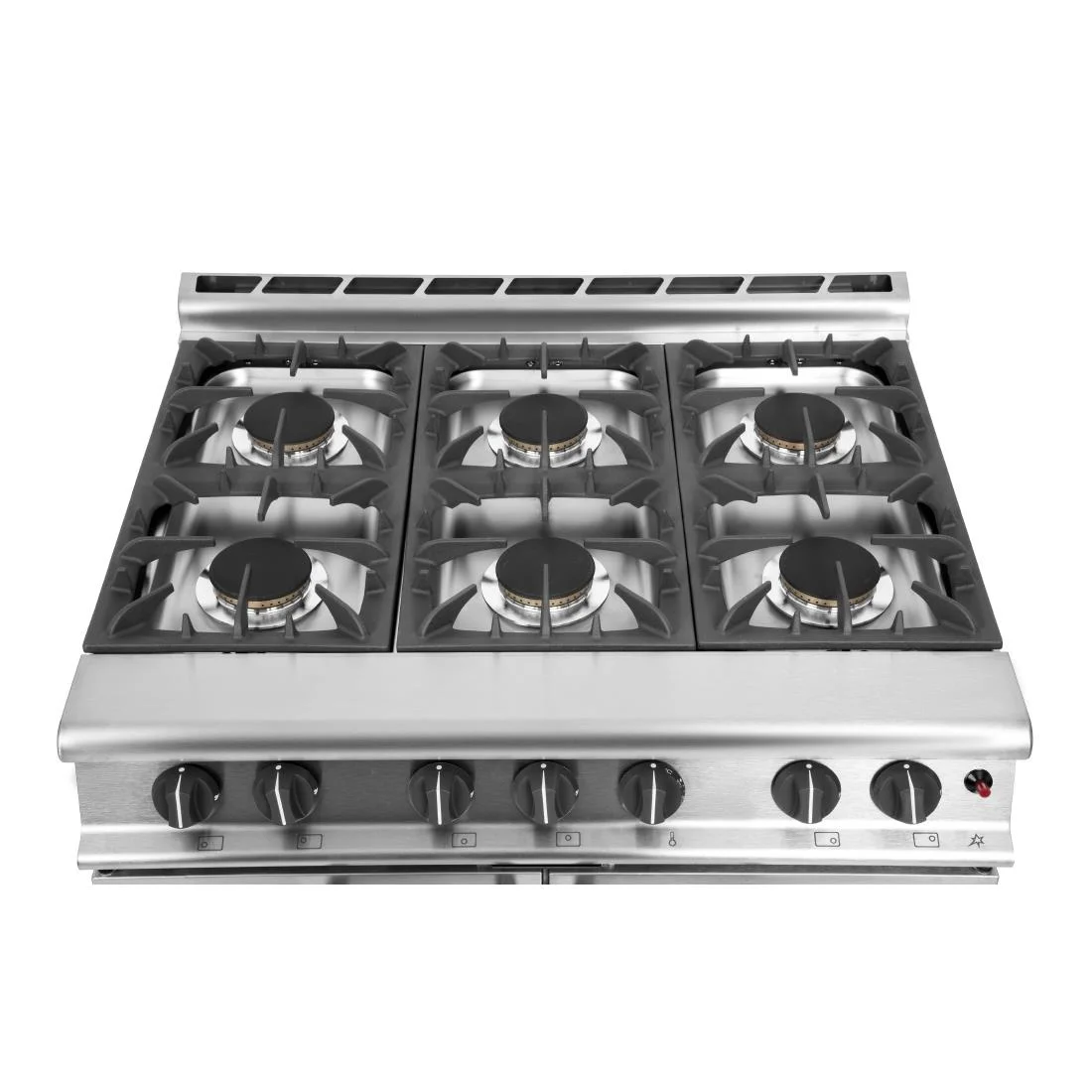 Falcon 6 Burner Dominator Plus Oven Range G3101 Propane Gas with Feet - Image 9