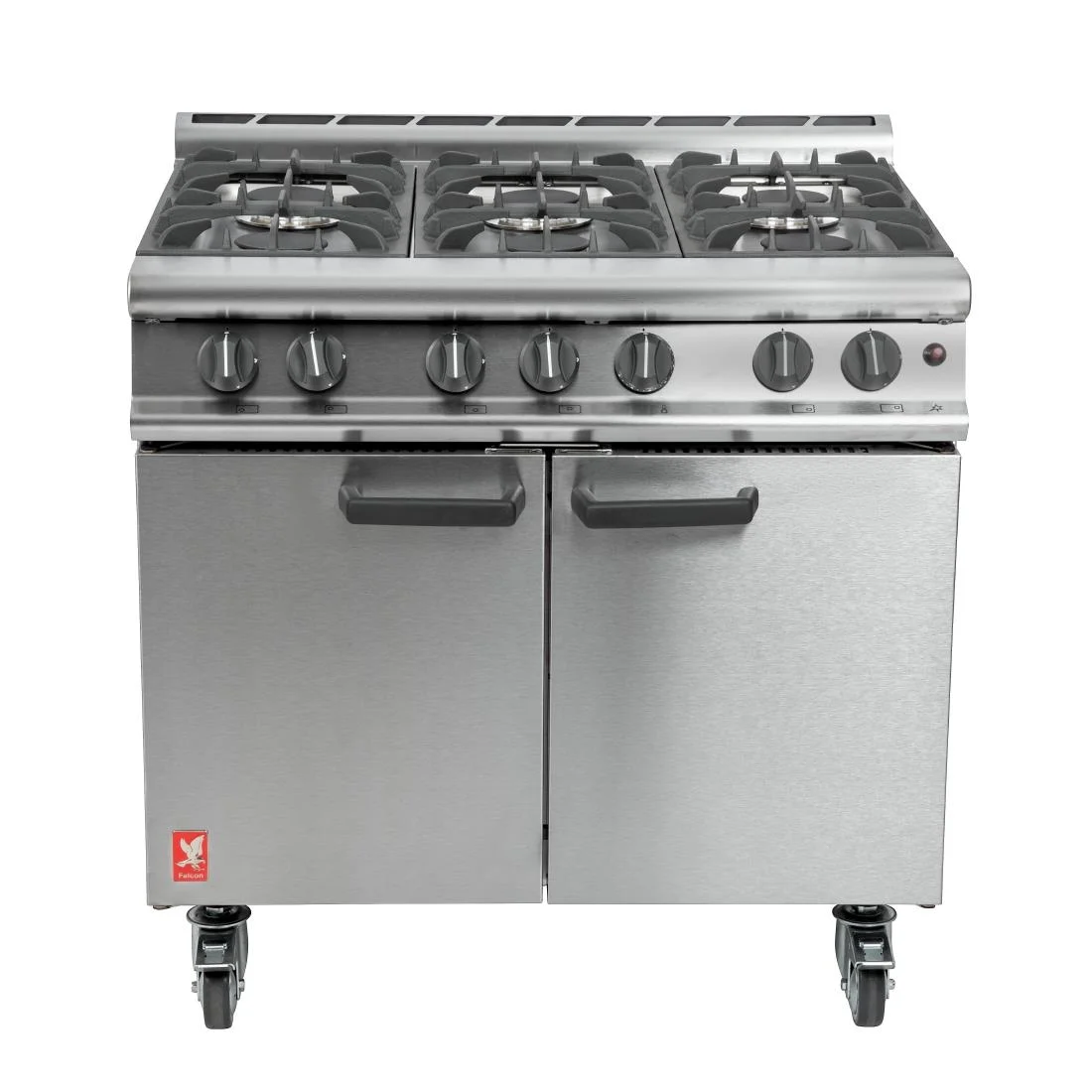 Falcon 6 Burner Dominator Plus Oven Range G3101 Propane Gas with Castors - Image 2
