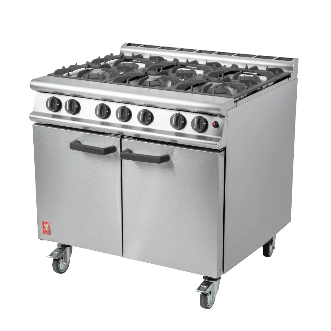 Falcon 6 Burner Dominator Plus Oven Range G3101 Propane Gas with Castors - Image 4