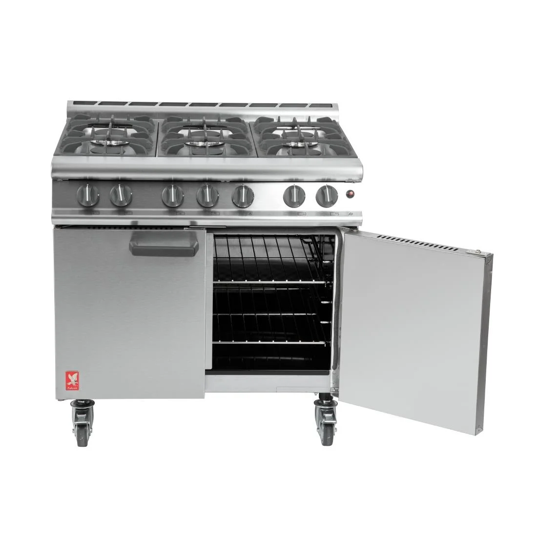 Falcon 6 Burner Dominator Plus Oven Range G3101 Propane Gas with Castors - Image 5