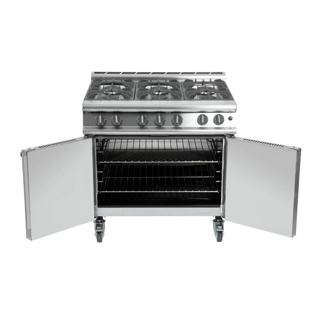 Falcon 6 Burner Dominator Plus Oven Range G3101 Propane Gas with Castors - Image 6