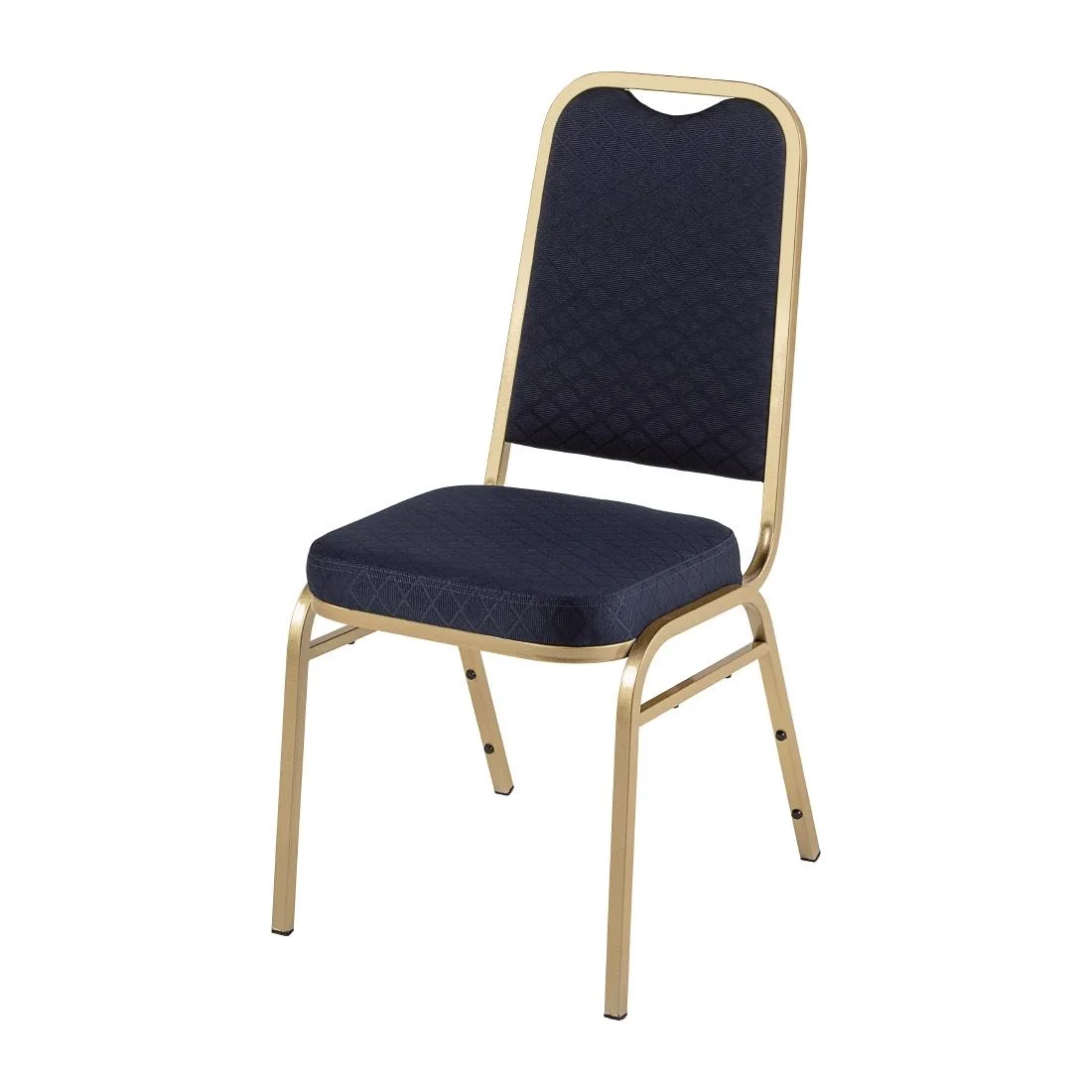 Bolero Squared Back Banquet Chair Blue (Pack of 4)