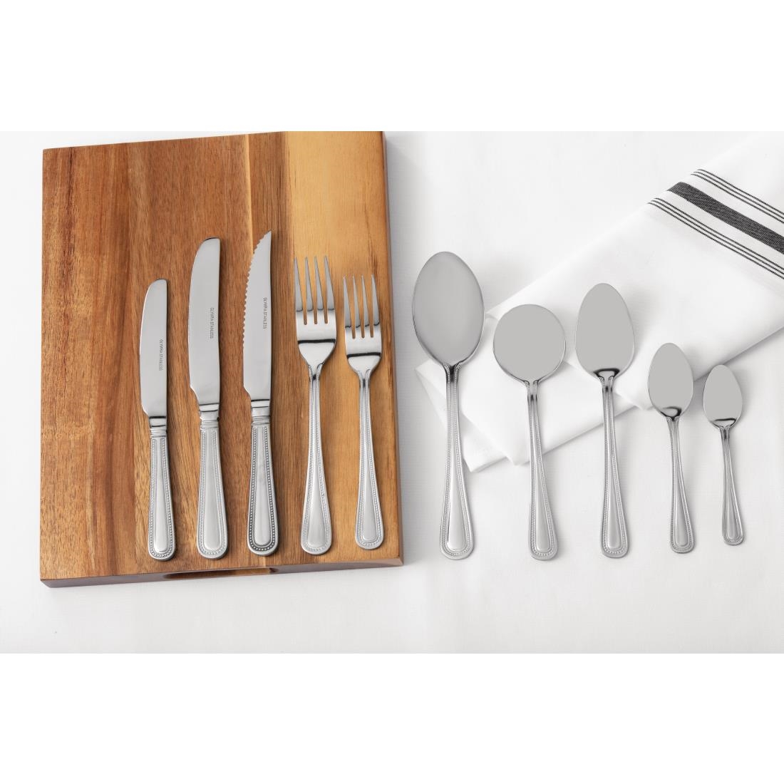 Olympia Bead Solid Handle Table Knife