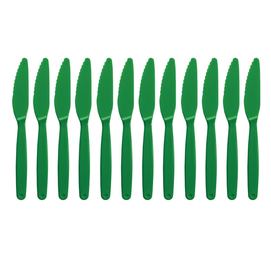 Kristallon Polycarbonate Knife Green