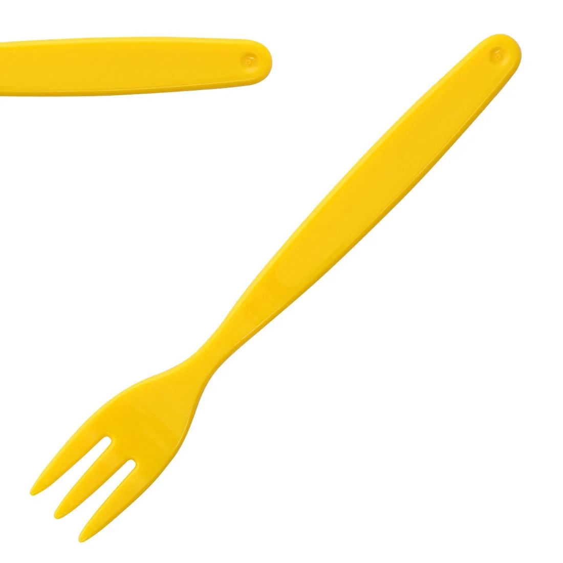 Kristallon Polycarbonate ForkYellow