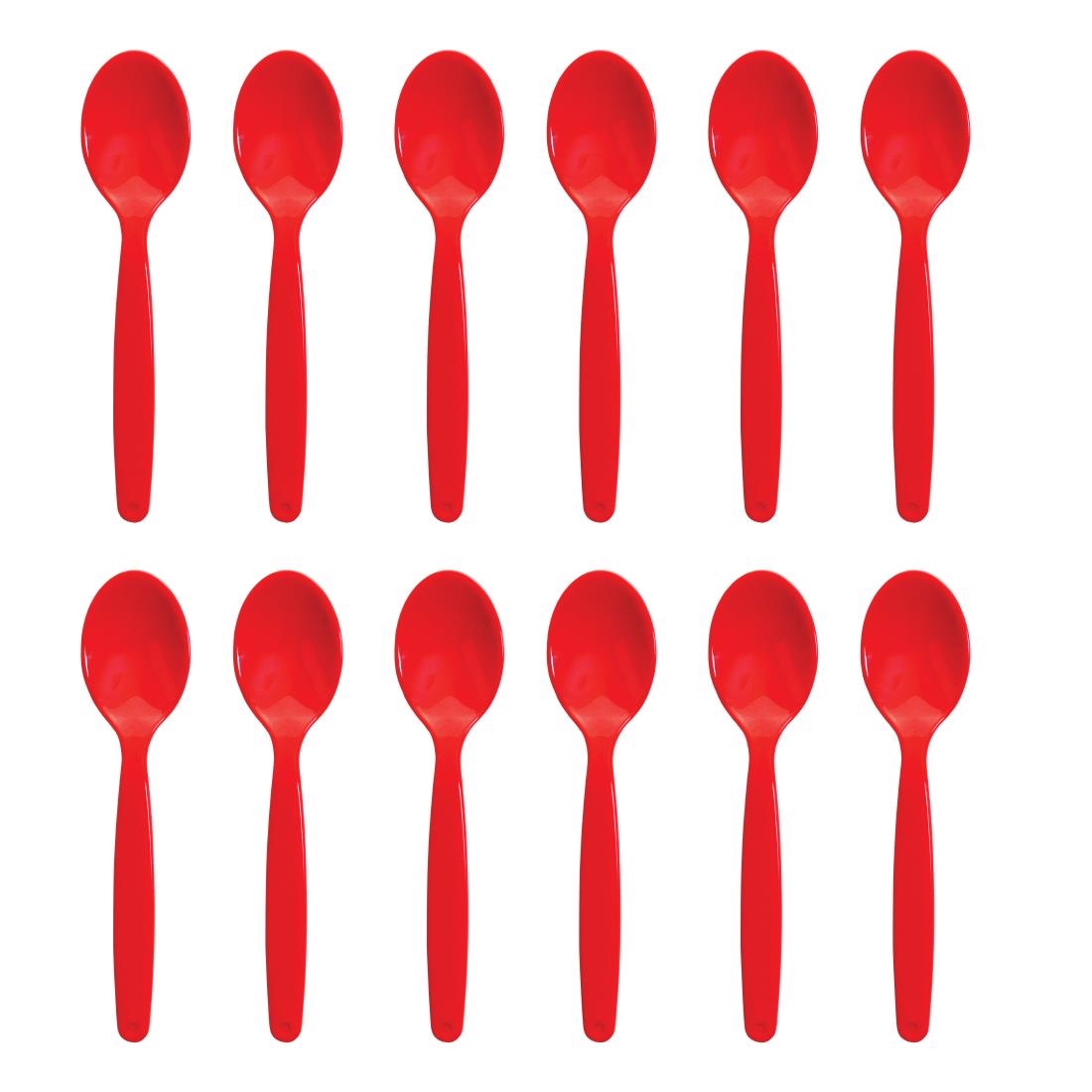 Polycarbonate Spoon Red Kristallon