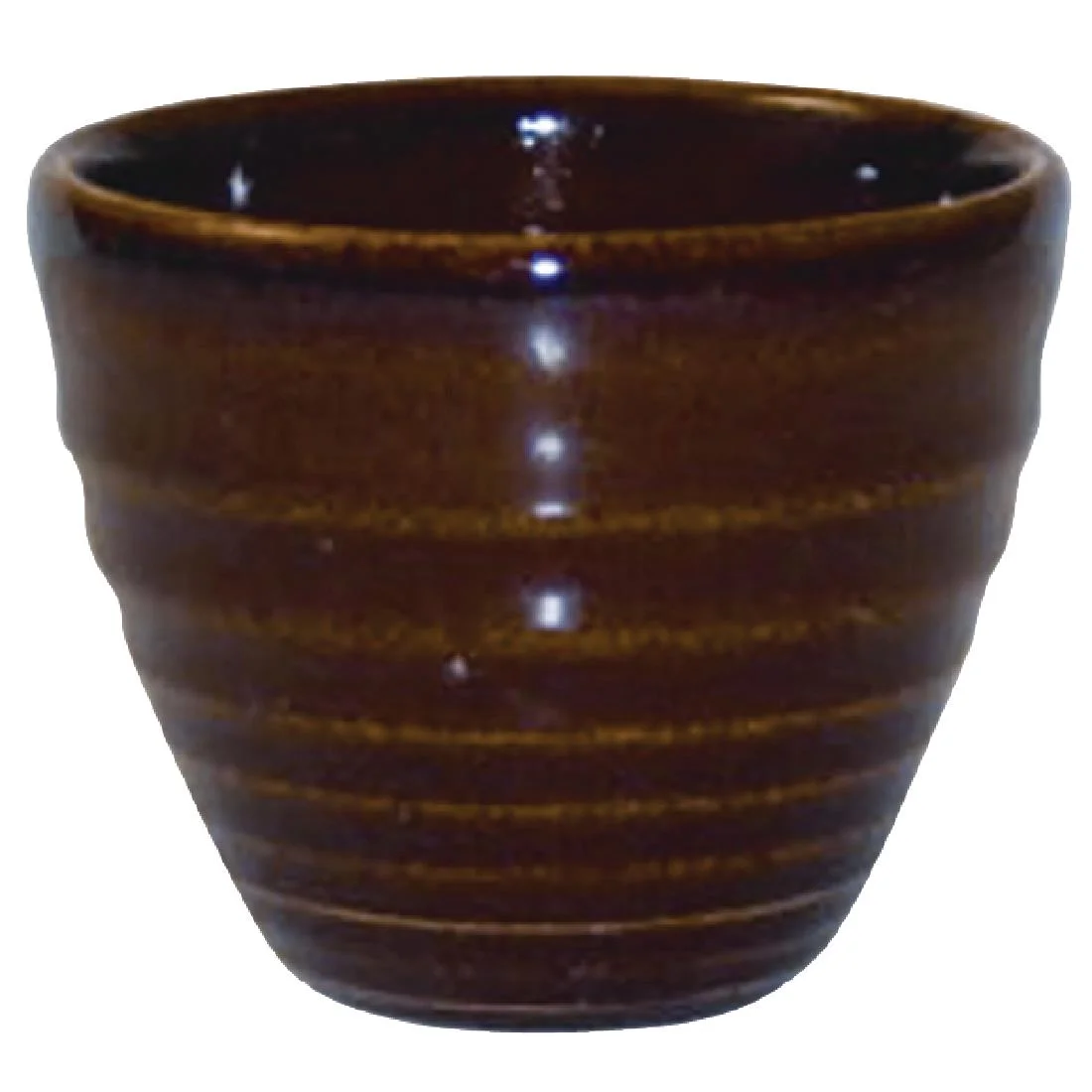 Churchill Bit on the Side Brown Ripple Dip Pots 114ml