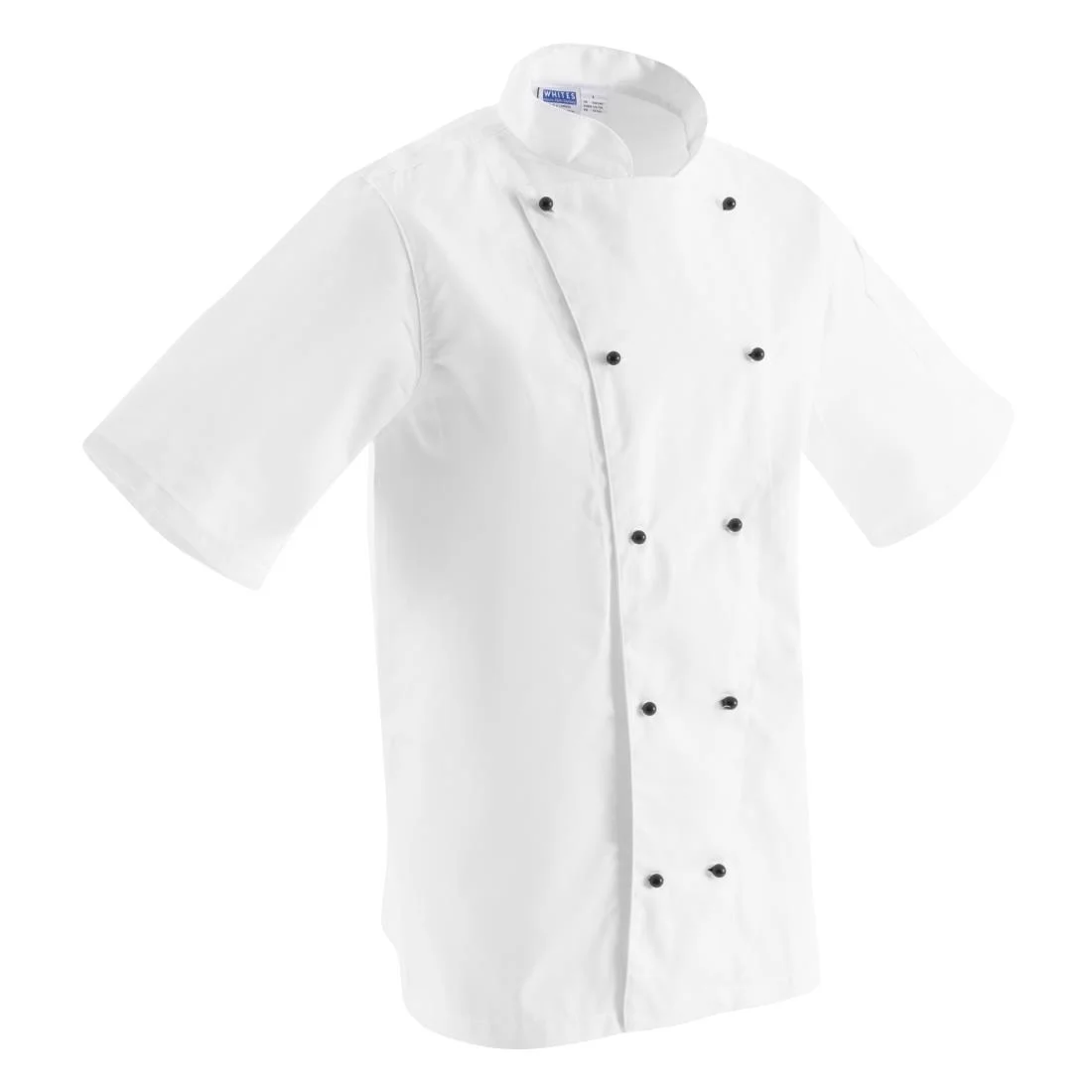 Whites Chicago Unisex Chef Jacket White Short Sleeve - Image 2