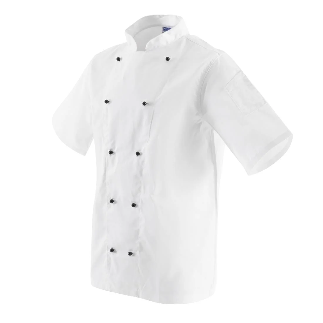 Whites Chicago Unisex Chef Jacket White Short Sleeve - Image 3
