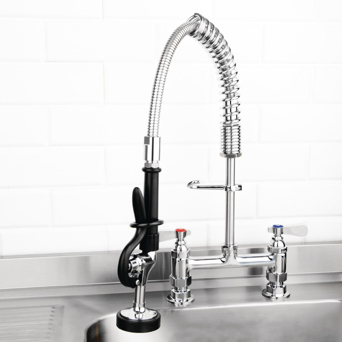 Vogue Twin Pedestal Mini Pre-Rinsers