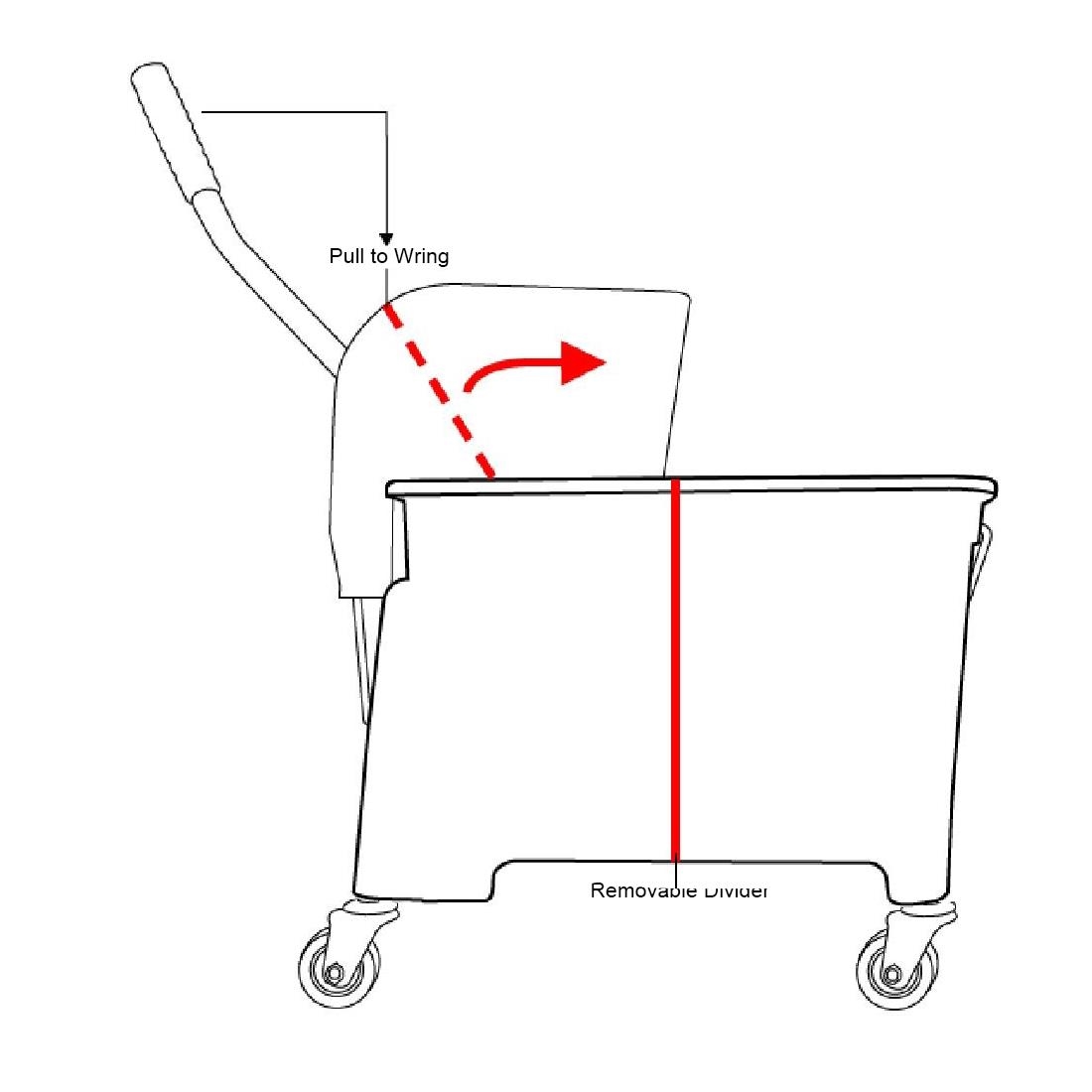 Jantex Kentucky Mop Bucket Blue