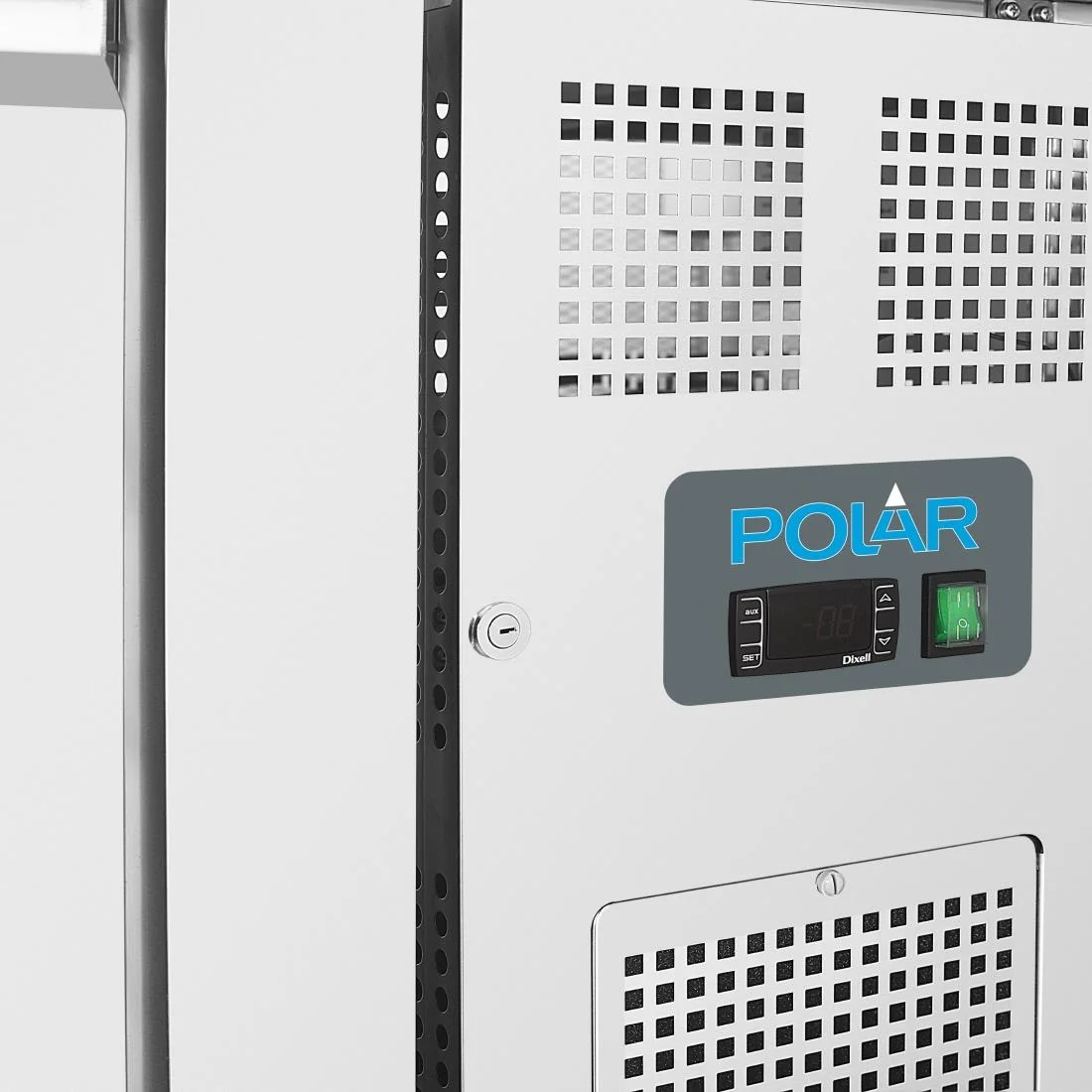 Polar Counter 3 Door Freezer with Upstand 417 Ltr - Image 5