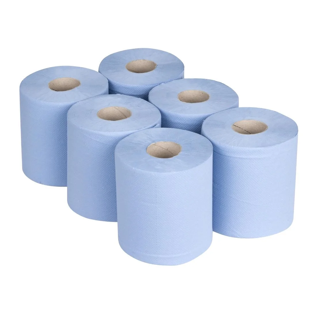 Jantex Centrefeed Blue Roll 2ply, 480 Sheet Count, 120m (Pack Of 6) - Image 9