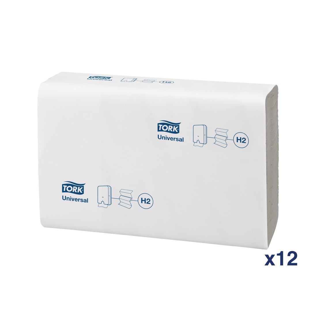 Tork Z Fold White Hand Towels 1Ply 250 Sheets (Pack of 12)