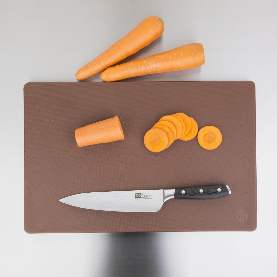 Hygiplas Thick Low Density Brown Chopping Board