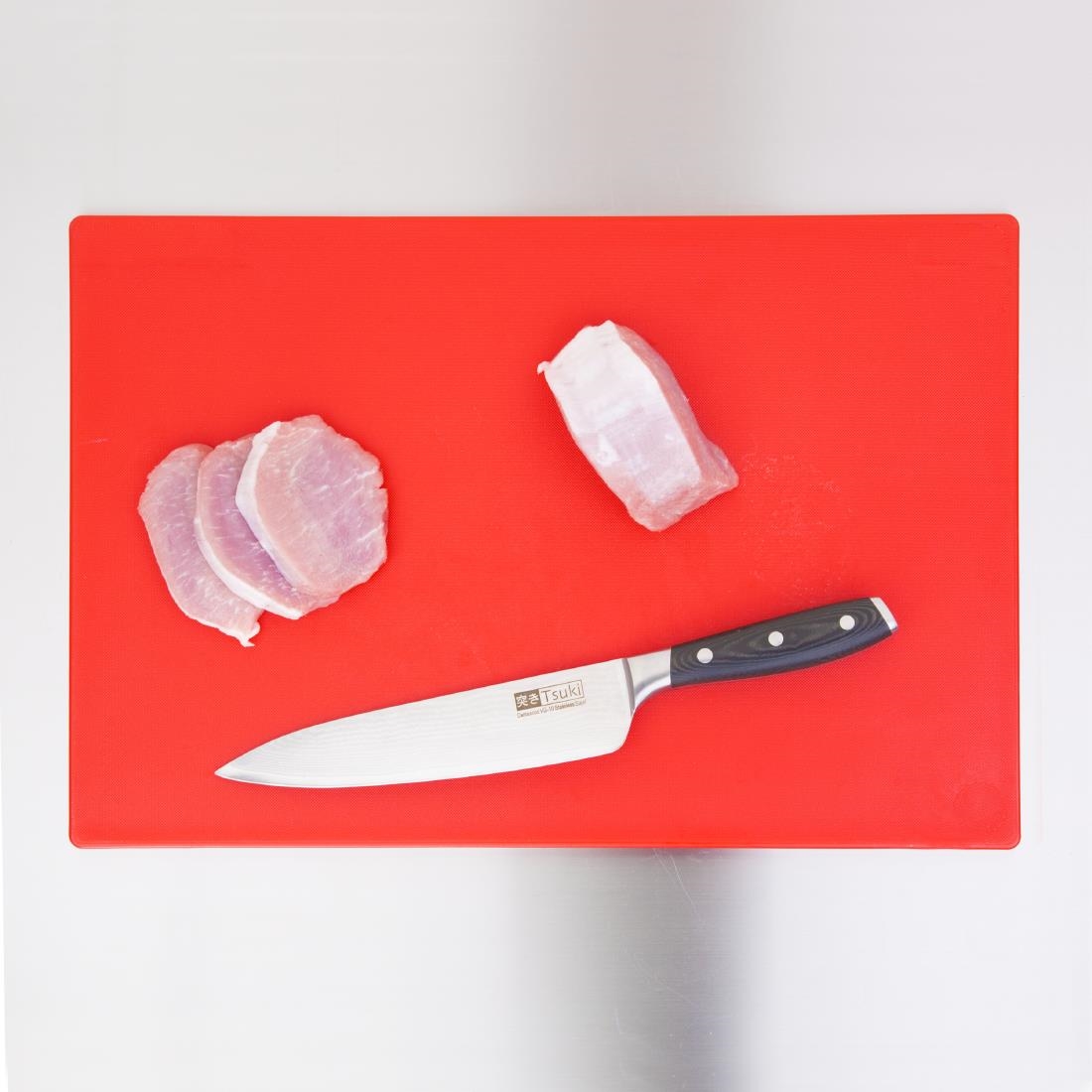 Hygiplas Thick Low Density Red Chopping Board