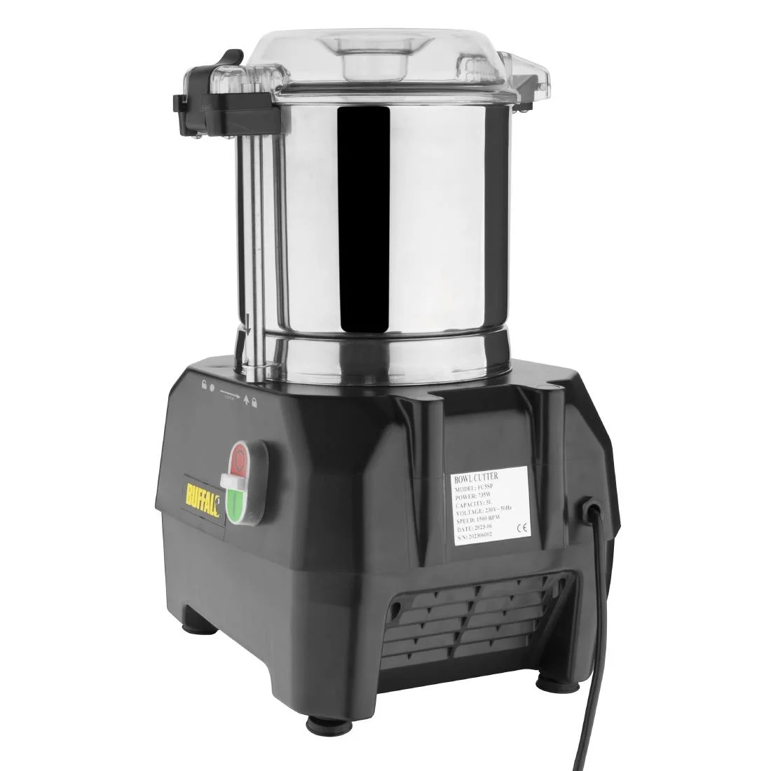 Buffalo Bowl Cutter Mixer 5Ltr - Image 4