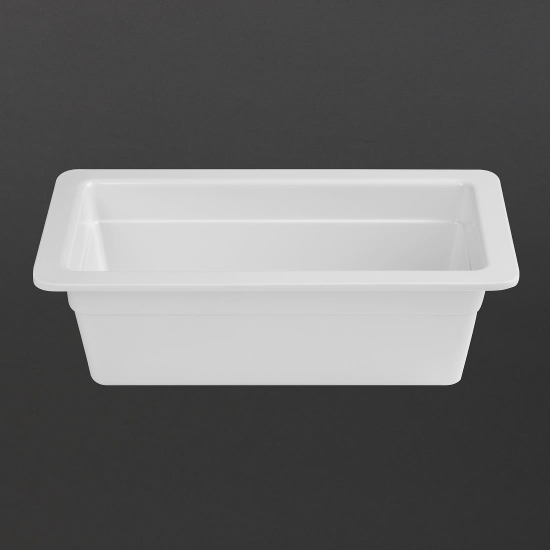 Kristallon Melamine 1/3 Gastronorm Dish 100mm