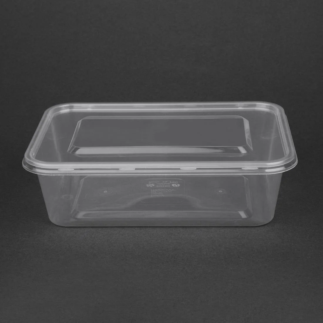 Fiesta Recyclable Plastic Microwavable Containers with Lid Medium 650ml (Pack of 250) - Image 5