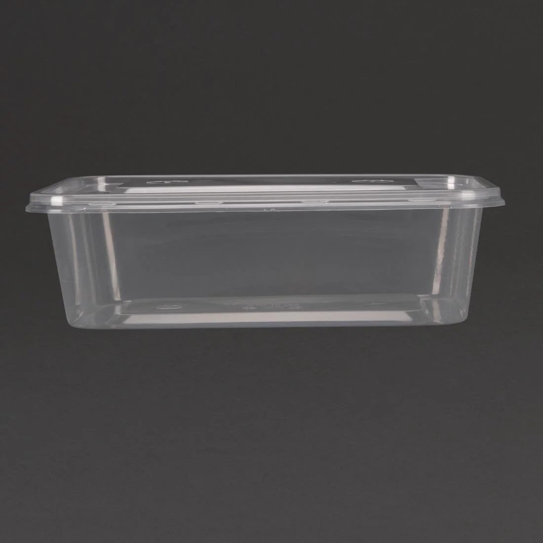 Fiesta Recyclable Plastic Microwavable Containers with Lid Medium 650ml (Pack of 250) - Image 9
