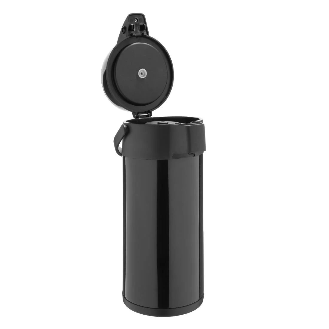Olympia Pump Action Stainless Steel Double Wall Airpot Black - Image 3